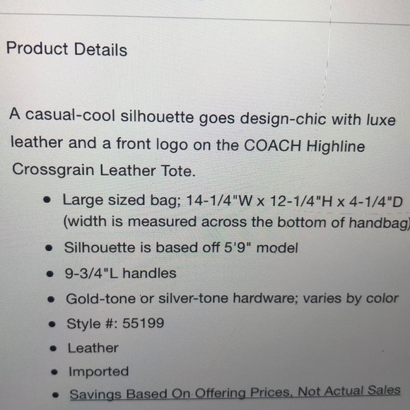 Highline Crossgrain Leather Tote - Picture 3 of 3